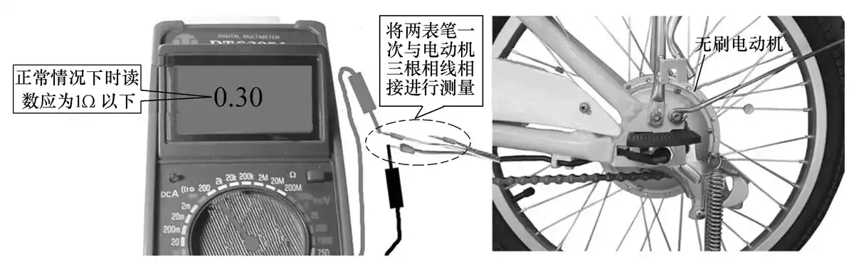 检测绕组断路或短路的操作方法
